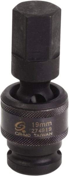 Sunex Tools - 1/2" Drive, 19mm Impact Hex Bit Socket - Benchmark Tooling
