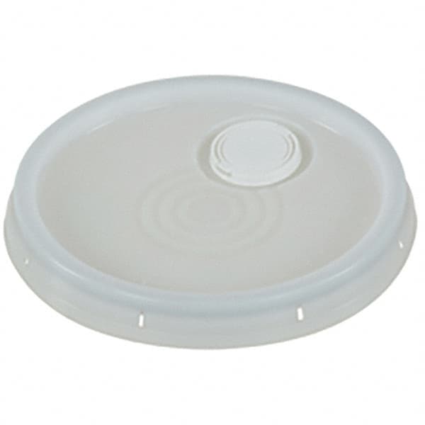 Vestil - Tote & Storage Container Lids For Use With: 3-1/2, 5 & 6 Gallon Pails Width (Decimal Inch): 12.500 - Benchmark Tooling