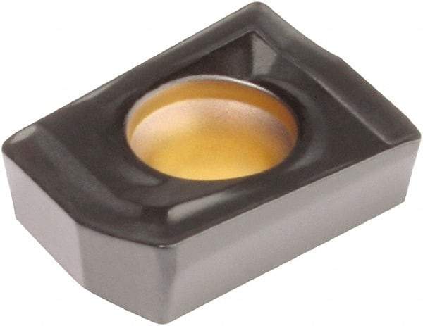 Kennametal - DFT070408 GD Grade KCPK10 Carbide Indexable Drill Insert - TiCN/Al2O3 Finish, Trigon, 12mm Inscribed Circle - Benchmark Tooling