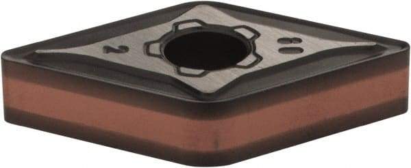 Iscar - DNMG432 M3M Grade IC6015 Carbide Turning Insert - TiCN/Al2O3/TiN Finish, 55° Diamond, 1/2" Inscr Circle, 3/16" Thick, 1/32" Corner Radius - Benchmark Tooling