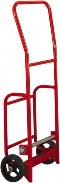 Valley Craft - 800 Lb Capacity 53" OAH Hand Truck - Loop Handle, Steel, Mold-On Rubber Wheels - Benchmark Tooling