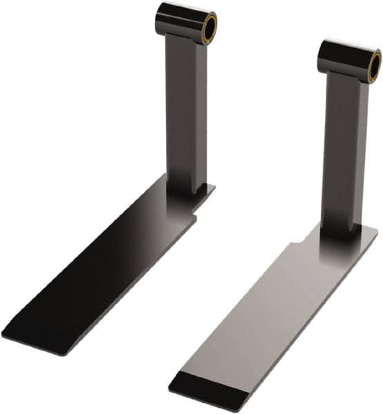 Valley Craft - 4" Wide x 1/4" High x 18-3/4" Deep, 10" Wheel Diam Hand Truck Flat Fork - 800 Lb Load Capacity - Benchmark Tooling