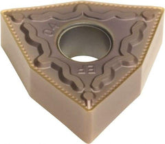 Sumitomo - WNMG432 EEF Grade AC520U Carbide Turning Insert - TiAlN/AlCrN Finish, 80° Trigon, 1/2" Inscr Circle, 3/16" Thick, 1/32" Corner Radius - Benchmark Tooling