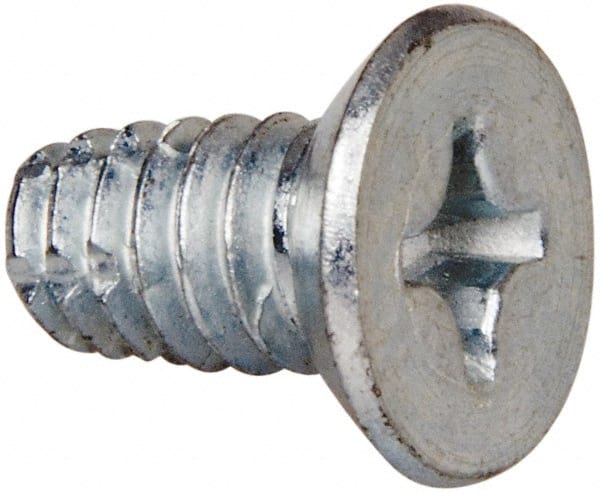 Value Collection - 1/4-20 UNC 1/2" Overall Length #3 Phillips Thread Cutting Screw - Benchmark Tooling