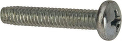 Value Collection - 1/4-20 UNC Thread, 1-1/2" Length Under Head, #3 Phillips Drive Steel Thread Cutting Screw - Pan Head, Grade 1016-1024, Point Type F, Zinc-Plated Finish - Benchmark Tooling