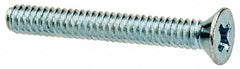 Value Collection - #3-48 UNC, 3/4" OAL Phillips Drive Machine Screw - Flat Head, Grade J82 Steel, Zinc-Plated Finish, Without Washer - Benchmark Tooling