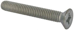 Value Collection - 5/16-18 UNC, 2-1/4" OAL Phillips Drive Machine Screw - Flat Head, Grade J82 Steel, Zinc-Plated Finish, Without Washer - Benchmark Tooling