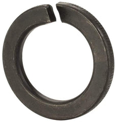 Value Collection - M27, 27.5mm ID, 43mm OD, 5mm Thick Split Lock Washer - Grade 8 Spring Steel, Zinc-Plated Finish, 27.5mm Min ID, 28.5mm Max ID - Benchmark Tooling