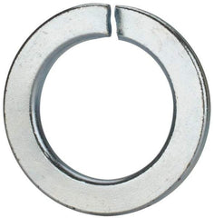 Value Collection - M39, 39.5mm ID, 61.2mm OD, 6mm Thick Split Lock Washer - Grade 8 Spring Steel, Zinc-Plated Finish, 39.5mm Min ID, 40.7mm Max ID - Benchmark Tooling