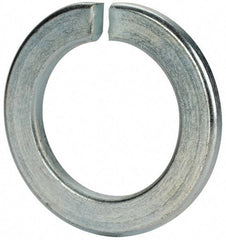 Value Collection - M52, 53mm ID, 83mm OD, 8mm Thick Split Lock Washer - Grade 8 Spring Steel, Zinc-Plated Finish, 53mm Min ID, 54.5mm Max ID - Benchmark Tooling