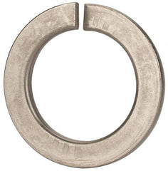 Value Collection - M39, 39.5mm ID, 61.2mm OD, 6mm Thick Split Lock Washer - 18-8 Austenitic Grade A2 Stainless Steel, Uncoated, 39.5mm Min ID, 40.7mm Max ID - Benchmark Tooling