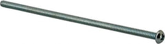 Value Collection - #6-32 UNC, 3-1/2" Length Under Head Phillips Drive Machine Screw - Round Head, Grade J82 Steel, Zinc-Plated Finish, Without Washer - Benchmark Tooling