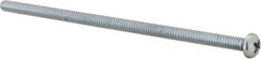 Value Collection - #10-24 UNC, 4-1/2" Length Under Head Phillips Drive Machine Screw - Round Head, Grade J82 Steel, Zinc-Plated Finish, Without Washer - Benchmark Tooling