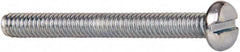 Value Collection - #5-40 UNC, 1-1/4" Length Under Head Slotted Drive Machine Screw - Pan Head, Grade J82 Steel, Zinc-Plated Finish, Without Washer - Benchmark Tooling