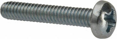 Value Collection - #5-40 UNC, 3/4" Length Under Head Phillips Drive Machine Screw - Pan Head, Grade J82 Steel, Zinc-Plated Finish, Without Washer - Benchmark Tooling