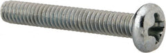 Value Collection - #5-40 UNC, 7/8" Length Under Head Phillips Drive Machine Screw - Pan Head, Grade J82 Steel, Zinc-Plated Finish, Without Washer - Benchmark Tooling