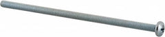 Value Collection - #8-32 UNC, 4" Length Under Head Phillips Drive Machine Screw - Pan Head, Grade J82 Steel, Zinc-Plated Finish, Without Washer - Benchmark Tooling