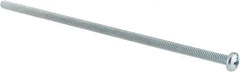 Value Collection - #8-32 UNC, 5" Length Under Head Phillips Drive Machine Screw - Pan Head, Grade J82 Steel, Zinc-Plated Finish, Without Washer - Benchmark Tooling