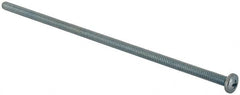 Value Collection - #10-24 UNC, 6" Length Under Head Phillips Drive Machine Screw - Pan Head, Grade J82 Steel, Zinc-Plated Finish, Without Washer - Benchmark Tooling