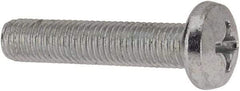 Value Collection - 1/4-28 UNF, 1-1/4" Length Under Head Phillips Drive Machine Screw - Pan Head, Grade J82 Steel, Zinc-Plated Finish, Without Washer - Benchmark Tooling