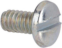 Value Collection - #2-56 UNC, 3/16" Length Under Head Slotted Drive Machine Screw - Binding Head, Grade J82 Steel, Zinc-Plated Finish, Without Washer - Benchmark Tooling