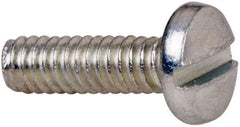 Value Collection - #2-56 UNC, 5/16" Length Under Head Slotted Drive Machine Screw - Binding Head, Grade J82 Steel, Zinc-Plated Finish, Without Washer - Benchmark Tooling