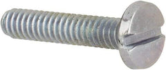 Value Collection - #3-48 UNC, 1/2" Length Under Head Slotted Drive Machine Screw - Binding Head, Grade J82 Steel, Zinc-Plated Finish, Without Washer - Benchmark Tooling