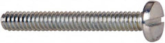 Value Collection - #4-40 UNC, 1/8" Length Under Head Slotted Drive Machine Screw - Binding Head, Grade J82 Steel, Zinc-Plated Finish, Without Washer - Benchmark Tooling