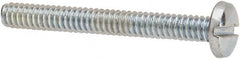 Value Collection - #4-40 UNC, 1" Length Under Head Slotted Drive Machine Screw - Binding Head, Grade J82 Steel, Zinc-Plated Finish, Without Washer - Benchmark Tooling