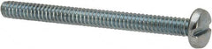 Value Collection - #4-40 UNC, 1-1/4" Length Under Head Slotted Drive Machine Screw - Binding Head, Grade J82 Steel, Zinc-Plated Finish, Without Washer - Benchmark Tooling