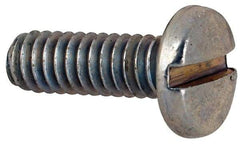Value Collection - #5-40 UNC, 3/8" Length Under Head Slotted Drive Machine Screw - Binding Head, Grade J82 Steel, Zinc-Plated Finish, Without Washer - Benchmark Tooling