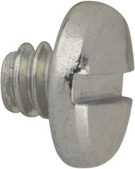 Value Collection - #6-32 UNC, 1/8" Length Under Head Slotted Drive Machine Screw - Binding Head, Grade J82 Steel, Zinc-Plated Finish, Without Washer - Benchmark Tooling