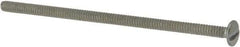 Value Collection - #6-32 UNC, 3" Length Under Head Slotted Drive Machine Screw - Truss Head, Grade J82 Steel, Zinc-Plated Finish, Without Washer - Benchmark Tooling