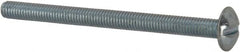 Value Collection - #10-32 UNF, 2-1/2" Length Under Head Slotted Drive Machine Screw - Truss Head, Grade J82 Steel, Zinc-Plated Finish, Without Washer - Benchmark Tooling