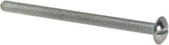 Value Collection - #10-32 UNF, 3" Length Under Head Slotted Drive Machine Screw - Truss Head, Grade J82 Steel, Zinc-Plated Finish, Without Washer - Benchmark Tooling