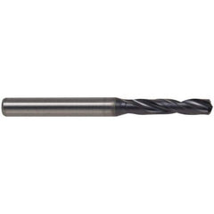 Kennametal - 3/8" 140° Spiral Flute Solid Carbide Screw Machine Drill Bit - Benchmark Tooling