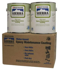 Rust-Oleum - 1 Gal Safety Red Water-Based Epoxy - 230 to 340 Sq Ft/Gal Coverage - Benchmark Tooling