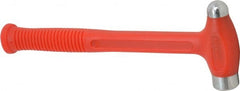 Paramount - 16 oz Head 1-15/64" Face Diam Polyurethane Ball Pein Dead Blow Hammer - Benchmark Tooling