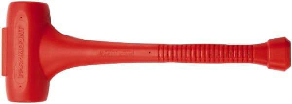 Paramount - 5 Lb Head, 20" Long Sledge Hammer - Polyurethane Head, 2-49/64" Face Diam, 7-3/32" Long Head, Fiberglass Handle with Grip - Benchmark Tooling