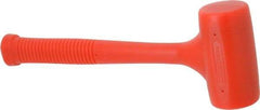 Paramount - 21 oz Head 2-11/64" Face Diam Polyurethane Standard Dead Blow Hammer - 13.5781" OAL, Polyurethane Handle - Benchmark Tooling