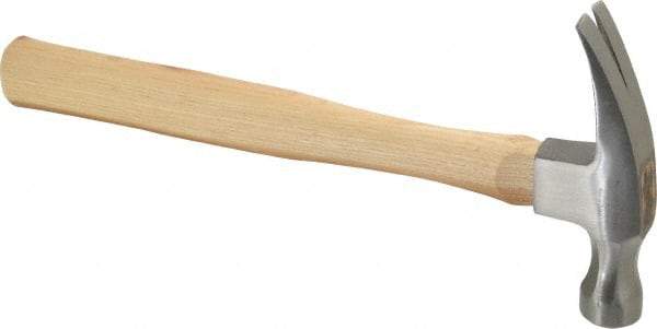 Paramount - 1 Lb Head, Straight Framing Hammer - 13" OAL, Wood Handle - Benchmark Tooling