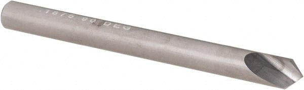 SGS - 3/16" Head Diam, 3/16" Shank Diam, 1 Flute 90° Solid Carbide Countersink - Benchmark Tooling