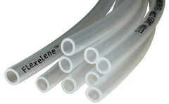 Made in USA - 5/16" ID x 7/16" OD, 1/16" Wall Thickness, 100' Long, Polyethylene Tube - Transparent Clear, 66 Max psi, 92 Shore A Hardness, -40 to 170°F - Benchmark Tooling