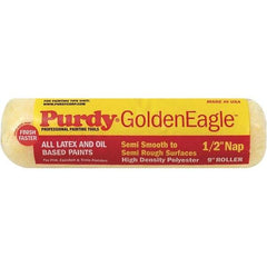 Purdy - 1/2" Nap, 9" Wide Paint General Purpose Roller Cover - Semi-Rough Texture, Synthetic Knit - Benchmark Tooling
