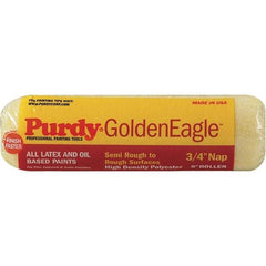 Purdy - 3/4" Nap, 9" Wide Paint General Purpose Roller Cover - Semi-Rough Texture, Synthetic Knit - Benchmark Tooling