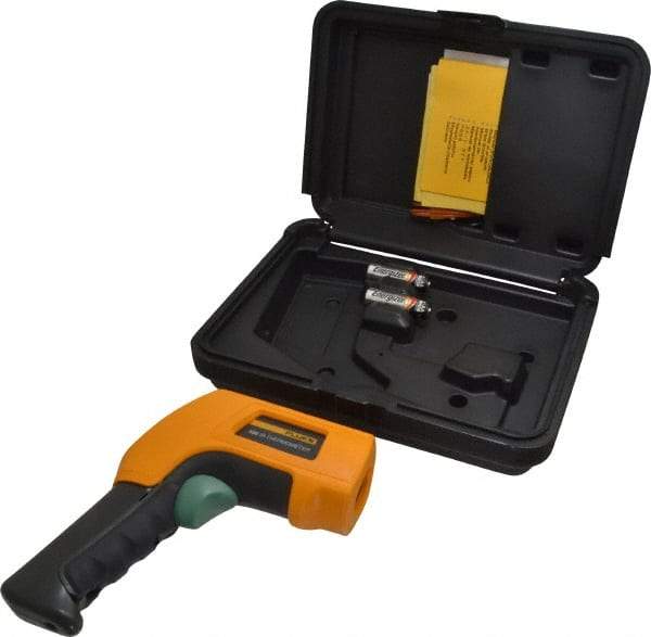 Fluke - -40 to 650°C (-40 to 1202°F) Infrared Thermometer - 30:1 Distance to Spot Ratio - Benchmark Tooling