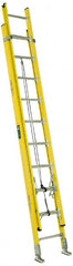 Louisville - 20' High, Type IAA Rating, Fiberglass Industrial Extension Ladder - Benchmark Tooling