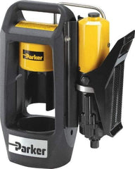 Parker - 3/4" Max Cut Diam, 30 Ton Portable Hose Crimper - 30 sec Cycle, 12" Wide x 15" High x 6" Deep - Benchmark Tooling