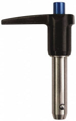 Gibraltar - 1/2" Diam, 5" Usable Length, L Handle, Quick Release Pin - Grade 4130 Steel, Zinc-Plated Finish - Benchmark Tooling