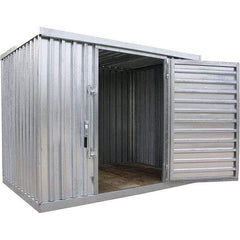 Vestil - 6' Long x 9" Wide, Storage Building - 4 Walls - Benchmark Tooling